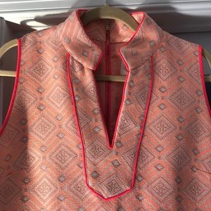 Sail to Sable jacquard tunic dress